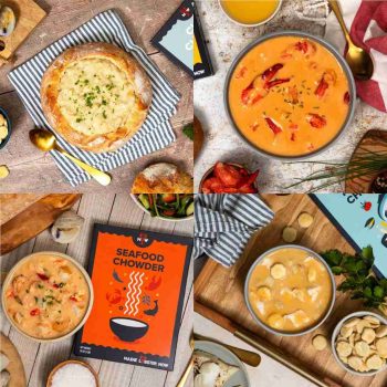 BRAND, CATEGORY, CHOWDER & BISQUE, MAINE LOBSTER NOW, Chowder & Bisque Sampler - 64 oz