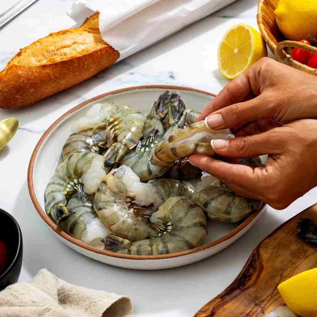 Colossal Black Tiger Prawns – 2 lbs.