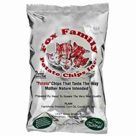 BRAND, CATEGORY, GROCERY, MAINE LOBSTER NOW, Fox Family Potato Chips - 2.0oz