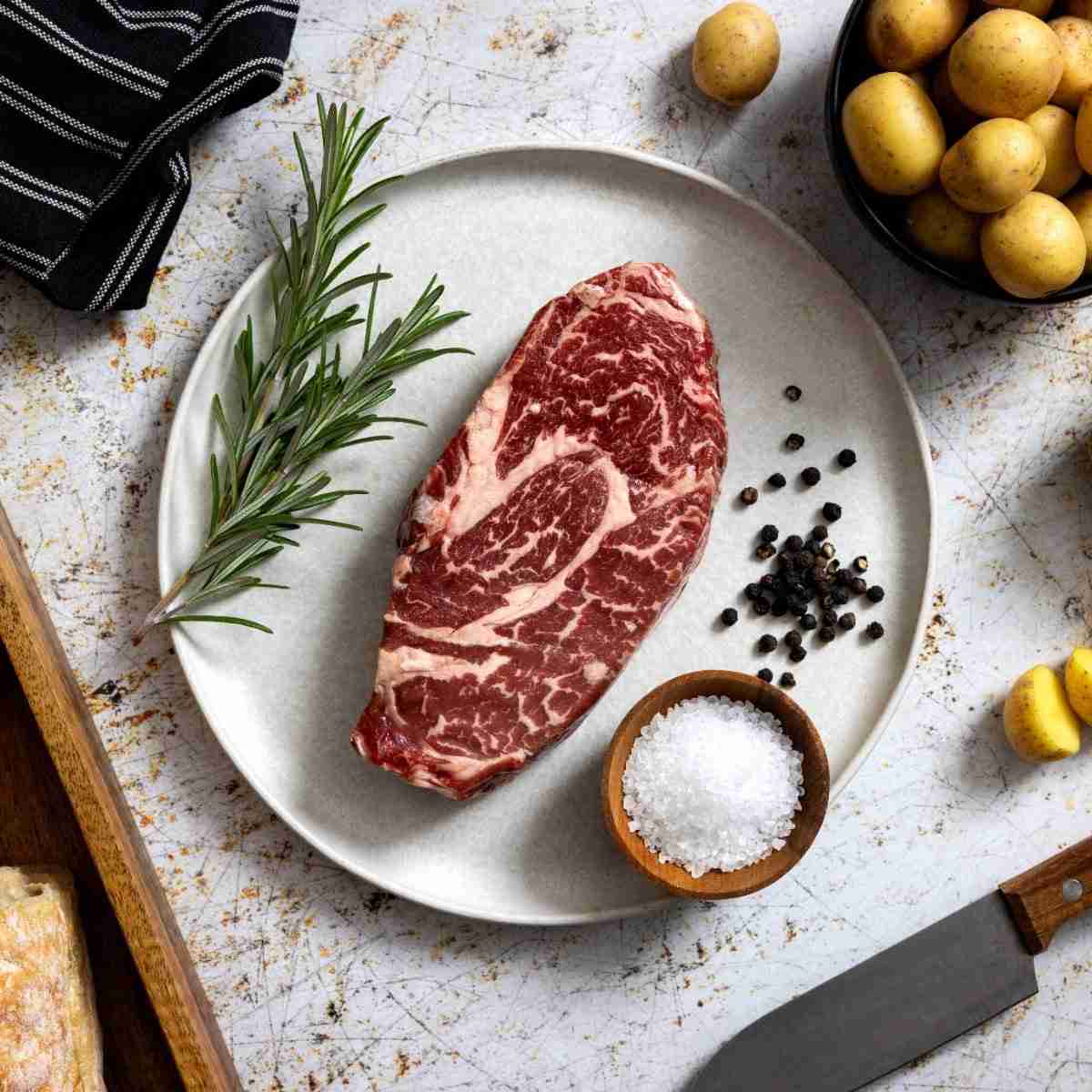 BRAND, CATEGORY, MAINE LOBSTER NOW, STEAKS & MEATS, Kinnealey Meats® USDA Prime Black Angus Boneless Ribeye - 11 oz