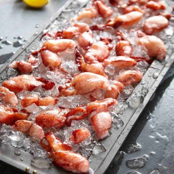 BRAND, CATEGORY, LOBSTER MEAT, MAINE LOBSTER NOW, Ready Seafood™ Cold Cracked™ Raw Frozen Lobster Claw Meat - HPP (High-Pressure Processed) - 2 lbs