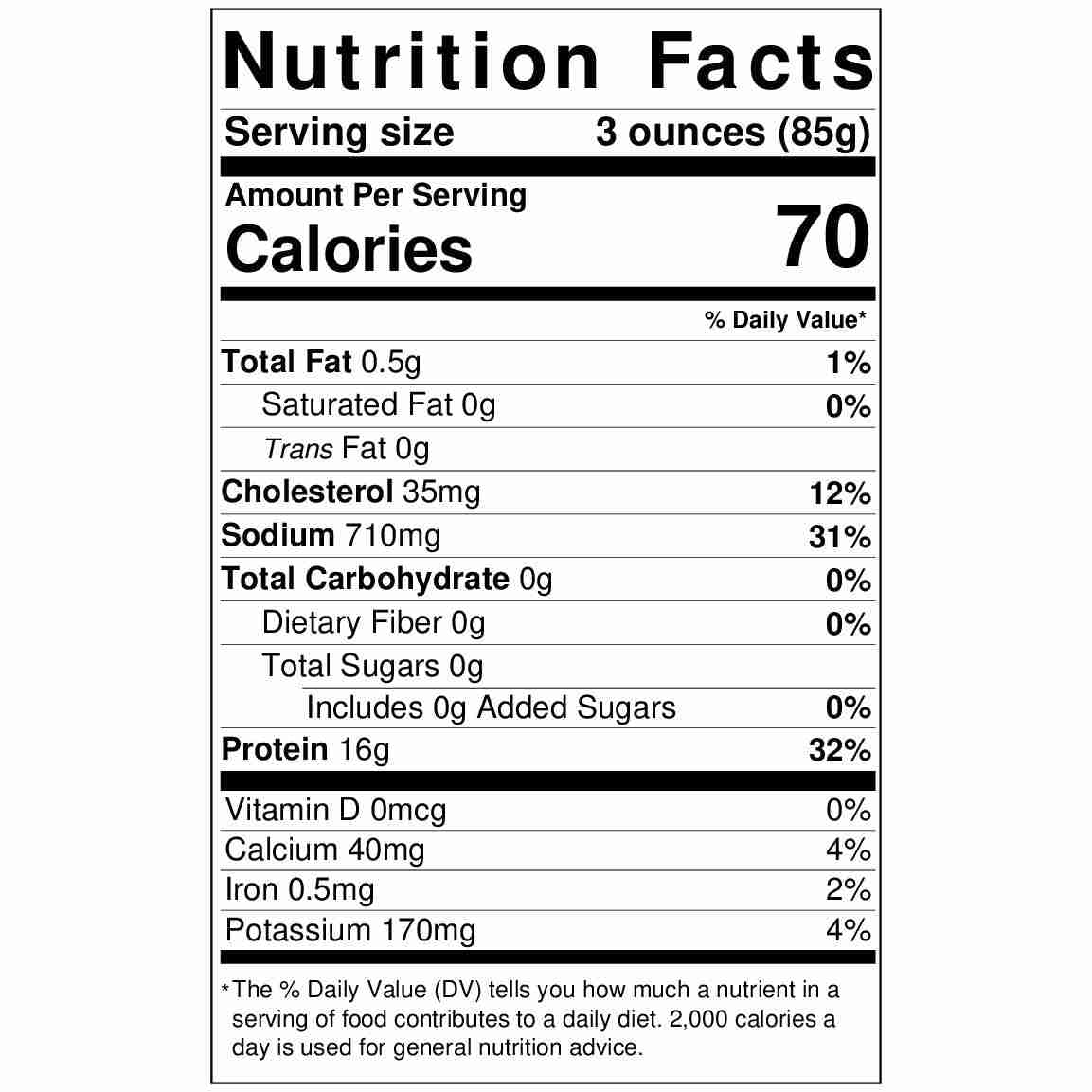 Red King Crab Merus Segment – Prime Cut – 2 lbs.