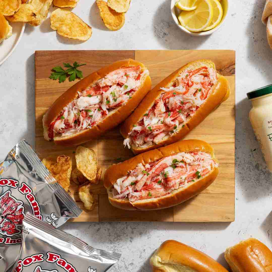 BRAND, CATEGORY, MAINE LOBSTER NOW, SNOW CRAB, Snow Crab Roll Kit (6-Pack)