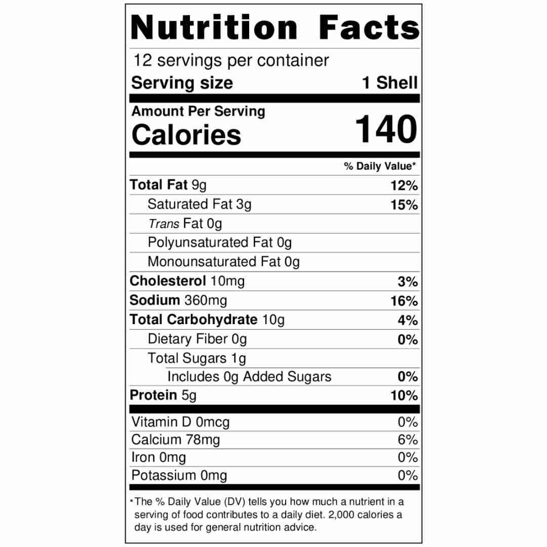 Stuffed Clams in Natural Shells – 12 count